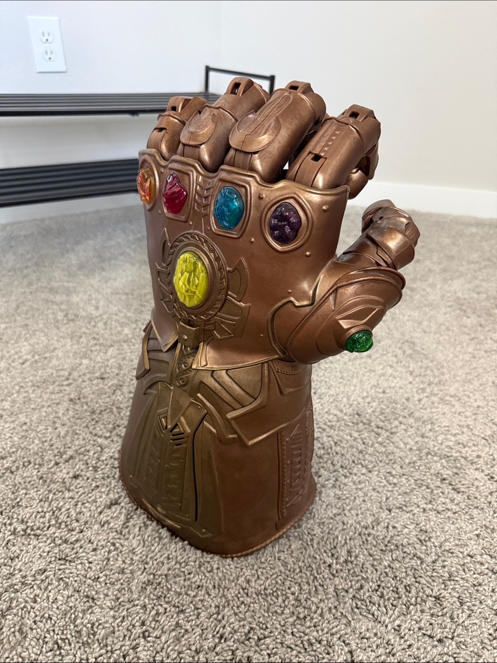 Hasbro Bronze Infinity Gauntlet with Multicolored Stones